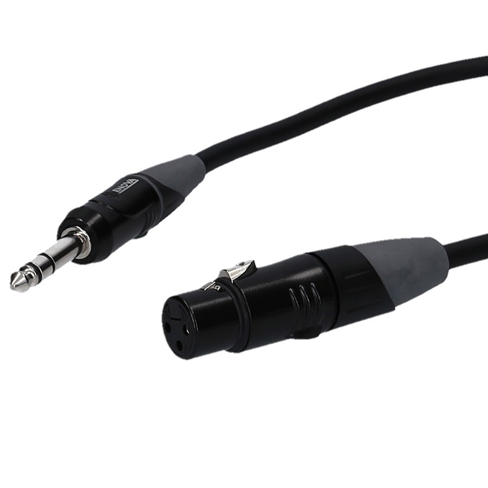 ENOVA XLR Jack Audio Cable XLFPLM3-Serie 1 m XLR female to 3-pin jack