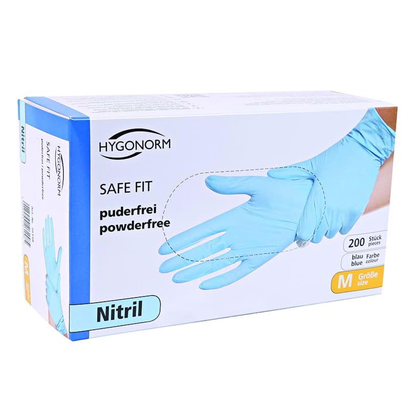 Hygonorm Nitril Handschuhe Safe Fit, blau