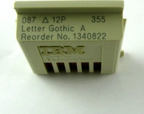 Bild von IBM Quietwriter Schriftmodul "Courier" 10,