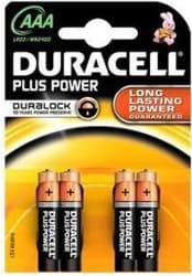 Bild von DURACELL AAA (Micro) Batterien, 1000 mAh, 4er Blister