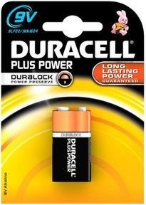 Bild von DURACELL Alkaline E-Block, 9V Batterie