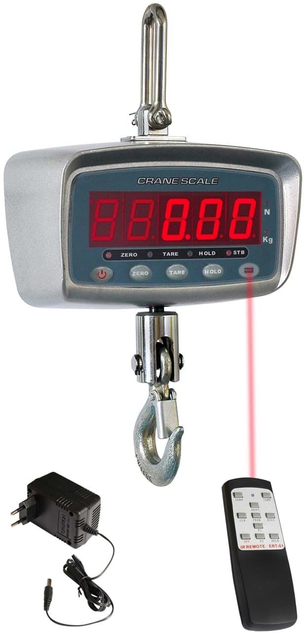 KERN - Digital-Kranwaage HFM 10T1 LC-Display Ablesung 1000g max. Wägebereich 100 KERN - Digital-Kranwaage HFM 10T1 LC-Display Ablesung 1000g max. Wägebereich 100