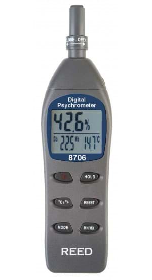 Bild von REED Feuchtigkeits- und Temperatur-Messgerät / R8706